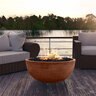 Prism Moderno 1 Fire Bowl NG Cafe 39 in. 39 in. x 18 in.