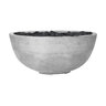 Prism Fire Bowl Moderno 1 Ultra White 39 in. x 18 in.