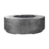 Prism Rotondo Fire Table NG Pewter 48 in.x 18 in.
