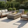 Prism Tavola 8 Fire Table NG Natural 60 in. x 32 in. x 16 in. 