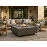 Prism Tavola 42 Fire Table LP Pewter 42 in. x 42 in. x 16 in.