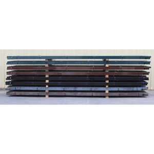 Pro-Steel Steel Landscape Edging Black 7 Gauge 3/16 in. x 4 in. x 10 ft.