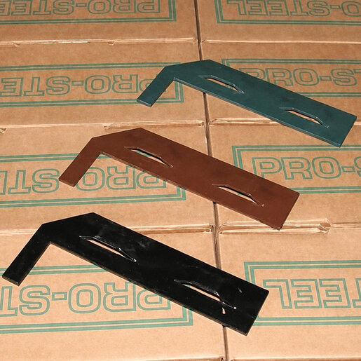 Pro-Steel Steel Landscape Edging Black Textured 10 Gauge 1/8 in. x 4 in. x 10 ft.