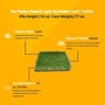Pro-Trade Resort Light Synthetic Turf 51 oz. Face Weight/77 oz. Total Weight 1.5 in. Field Green/Olive Blades - Green/Brown Thatching