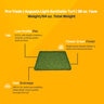 Pro-Trade Augusta Light Synthetic Turf 38 oz. Face Weight/64 oz. Total Weight 0.5 in. Flower Green Blades - No Thatching