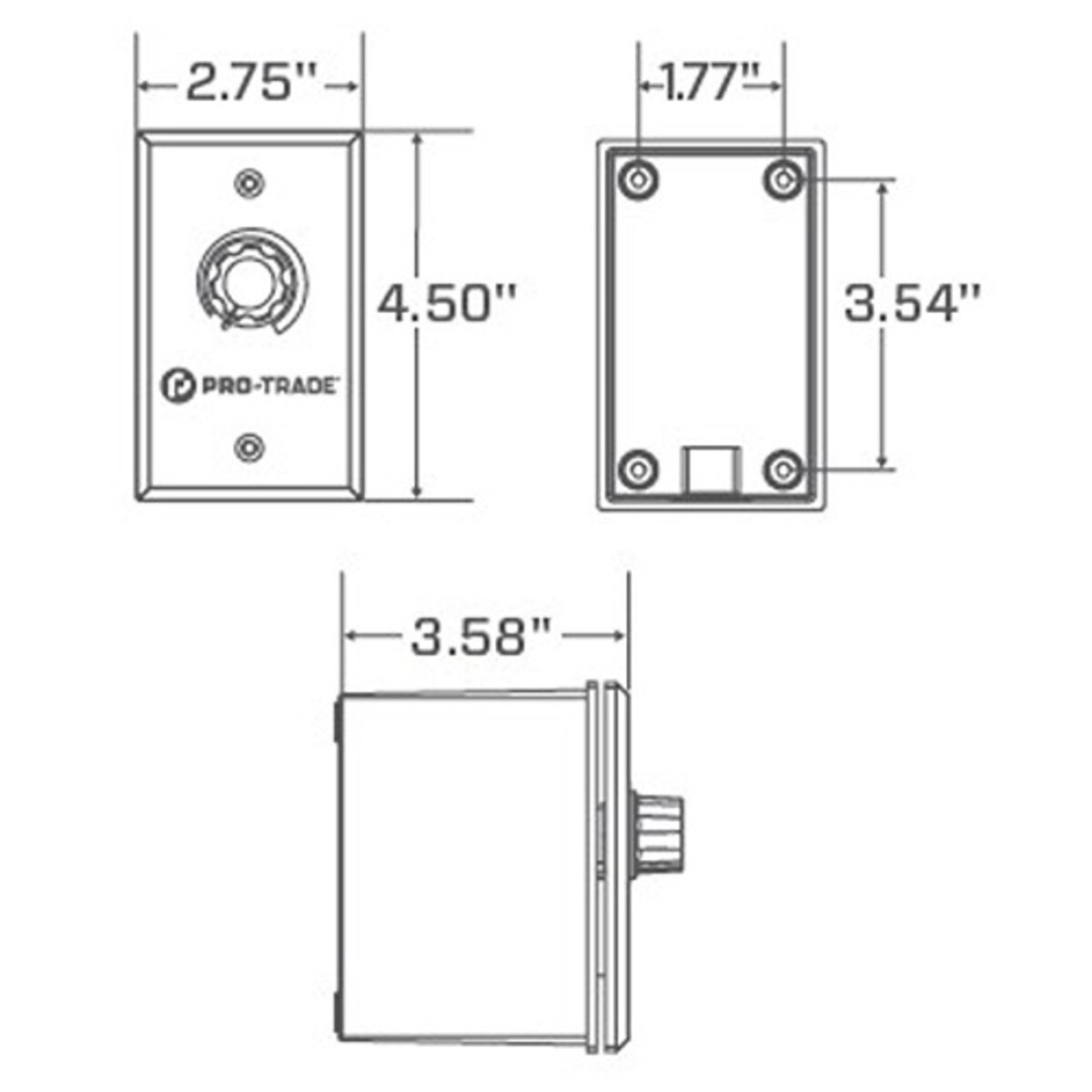 Pro-Trade DIM1 Dimmer 120W Max | SiteOne US