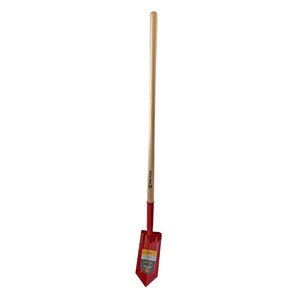 Pro-Trade 5 in. Trenching Shovel 48 in. Wood Handle Red Blade