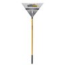 Pro-Trade Leaf Rake 24 Tine 51 in. Fiberglass Handle
