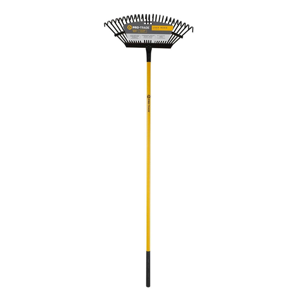 Pro-Trade Leaf Rake 19 in. Steel Head 54 in. Fiberglass Handle | SiteOne US