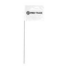 Pro-Trade Marking Flag White 4 in. x 5 in. w/ 21 in. Steel Staff (100/Bundle)