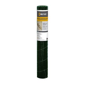 Pro-Trade Hardware Cloth Roll Coated Black 1/2 in. x 48 in. x 100 ft. 19 Gauge