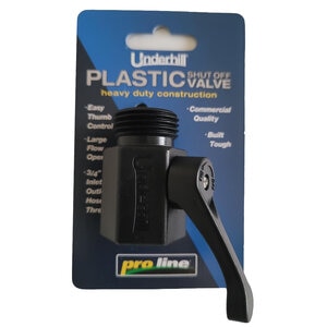 Plastic Highflow Control Valve; 3/4" Hose Thread