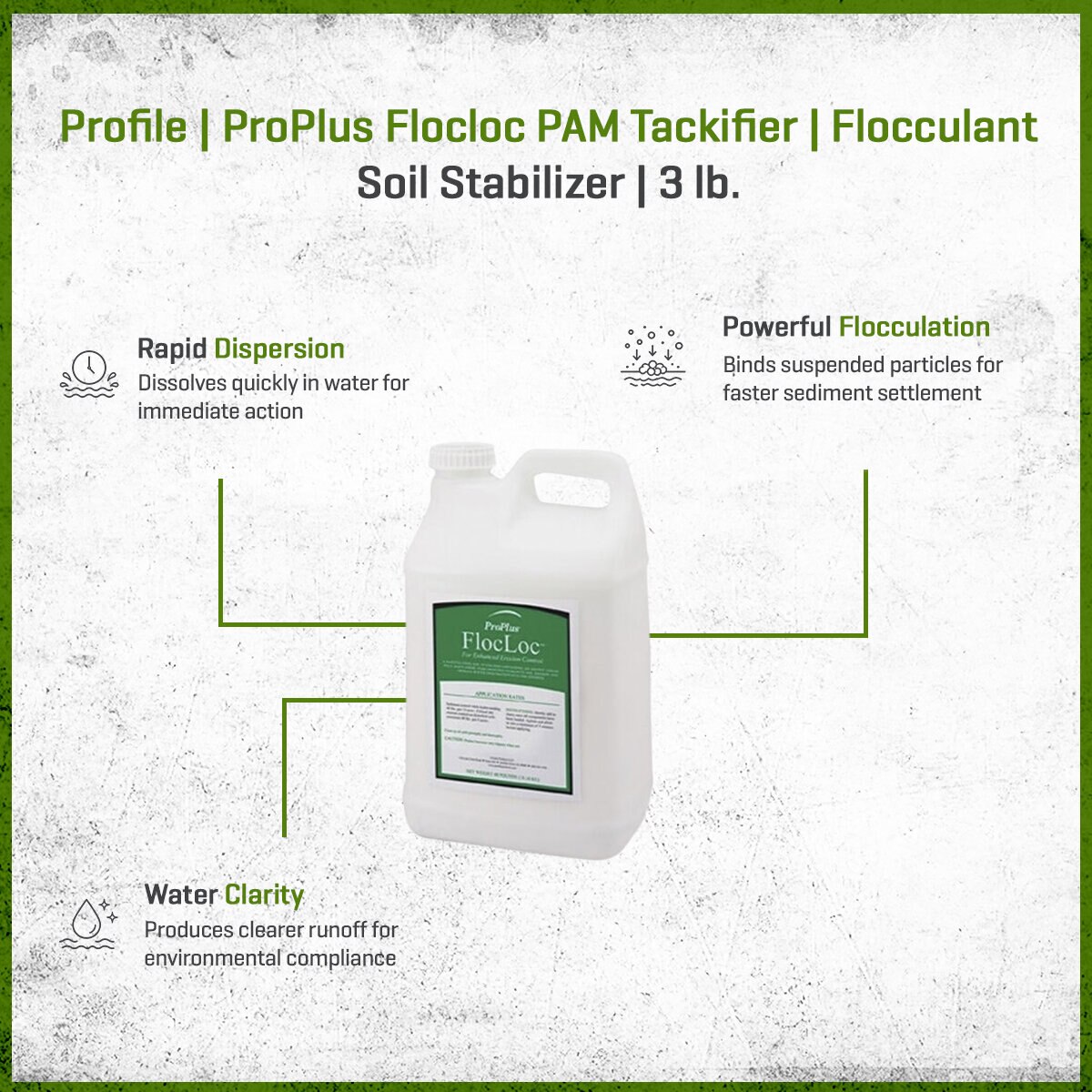 Profile ProPlus Flocloc PAM Tackifier 3 lb | SiteOne US