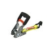 Ratchet Strap 16 ft. x 1-1/4 in. Yellow Webbing JJ-Hooks (3,000 lb. Break Strength, 1000 lb. Load Limit)