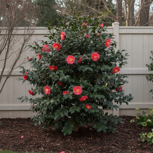 Camellia japonica Gunsmoke Proven Winners Camellia