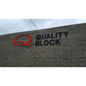 8816 Quality Block Interlock H Fence Block 8 in. x 8 in. x 16 in. Gray