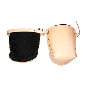 R&J Leathercraft Knee Pad Black 1/2 in. Felt