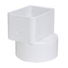RBP PVC S&D Flush Mount Downspout Adapter White 3 in. x 4 in. x 4 in.