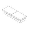 RCP Victorian Hearth Kit Beechwood 18 in. x 52 in. x 10 in. (1 pallet/kit)