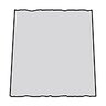 RCP Universal Cap Trapezoid Split Face Santa Fe 3 in. (48 pc./pallet)