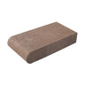 RCP Bullnose Non-Tumbled 12 in. x 6 in. Mocha 6 cm (144 pc./pallet)