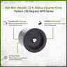 Rain Bird Nozzle Radius Quarter Circle 15 ft. 90 Degree