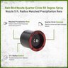 Rain Bird Nozzle Quarter Circle 5 ft. 90 Degree