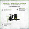 Rain Bird XCZ Wide Flow Light Commercial Control Zone Kit w/ 1 in. PEB Valve and 1 in. 40 PSI Basket Filter