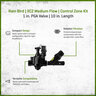 Rain Bird XCZ Medium Flow Control Zone Kit w/ 1 in. PGA Valve and 1 in. 40 PSI PR Filter