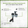 Rain Bird XACZ Low Flow Control Zone Kit w/ 3/4 in. Anti-Siphon Valve and 3/4 in. 30 PSI PR RBY Filter