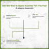 Rain Bird Poly-Flex Riser and Adapter Assembly 12 in.