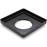 12 in. Square Low Profile Basin Black