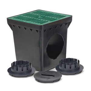 9 in. Square Basin Kit Green