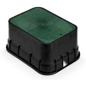 12 in. Jumbo Black Body With Drop In Green Lid