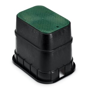 6 in. Standard Extension Black Body W/ Overlapping Green Lid