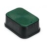 6 in. Standard Extension Black Body W/ Overlapping Green Lid