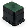 6 in. Jumbo Extension Black Body W/ Overlapping Green Lid