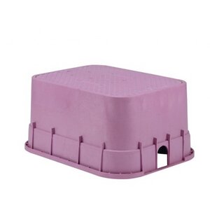 12 in. Jumbo Purple Body w/ Drop - In Purple Lid (Single Pipe Slots)