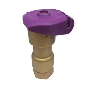Rain Bird Quick Coupling Valve 1 in. FIPT Inlet 1 pc. Body with Reclaimed Purple Locking Cover