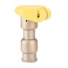 Rain Bird Quick Coupling Valve 3/4 in. FIPT Inlet 1 pc. Body with Yellow Rubber Cover