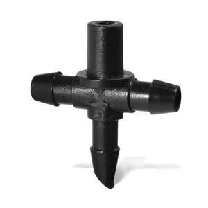 thumbnail image 2 of 5-Pack LST L-Piece Angle Connectors For 16mm Drip Irrigation System – 16x16mm Black Plastic 2 of 6