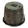 Rain Bird Round Valve Box Lid Green 10 in. Lid Only