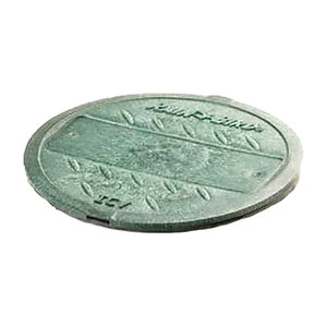 RAIN BIRD 7" RND VALVE BOX COVER GREEN Lid Only