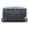 Golf Valve Box Jumbo w/ Green Lid 26.3 in. x 19.8 in. x 12.1 in.