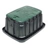Rain Bird Valve Box Rectangle 20 in. x 26 in. x 12 in.H Black Box/Green Lid Locking VB Specification Series