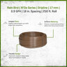 Rain Bird Xfde Series 17 mm Dripline 0.9 GPH 18 in. Spacing 250 ft. (Sold per Roll)