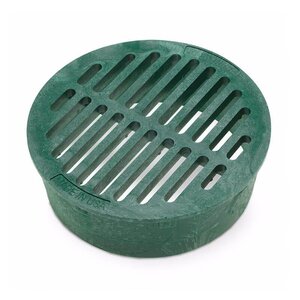 6 in. Round Flat Grate Green Rain Bird