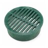 6 in. Round Flat Grate Green Rain Bird