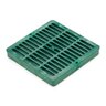 9 in. Square Flat Grate Green Rain Bird
