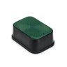 6 in. Standard Extension Black Body W/ Overlapping Green Lid